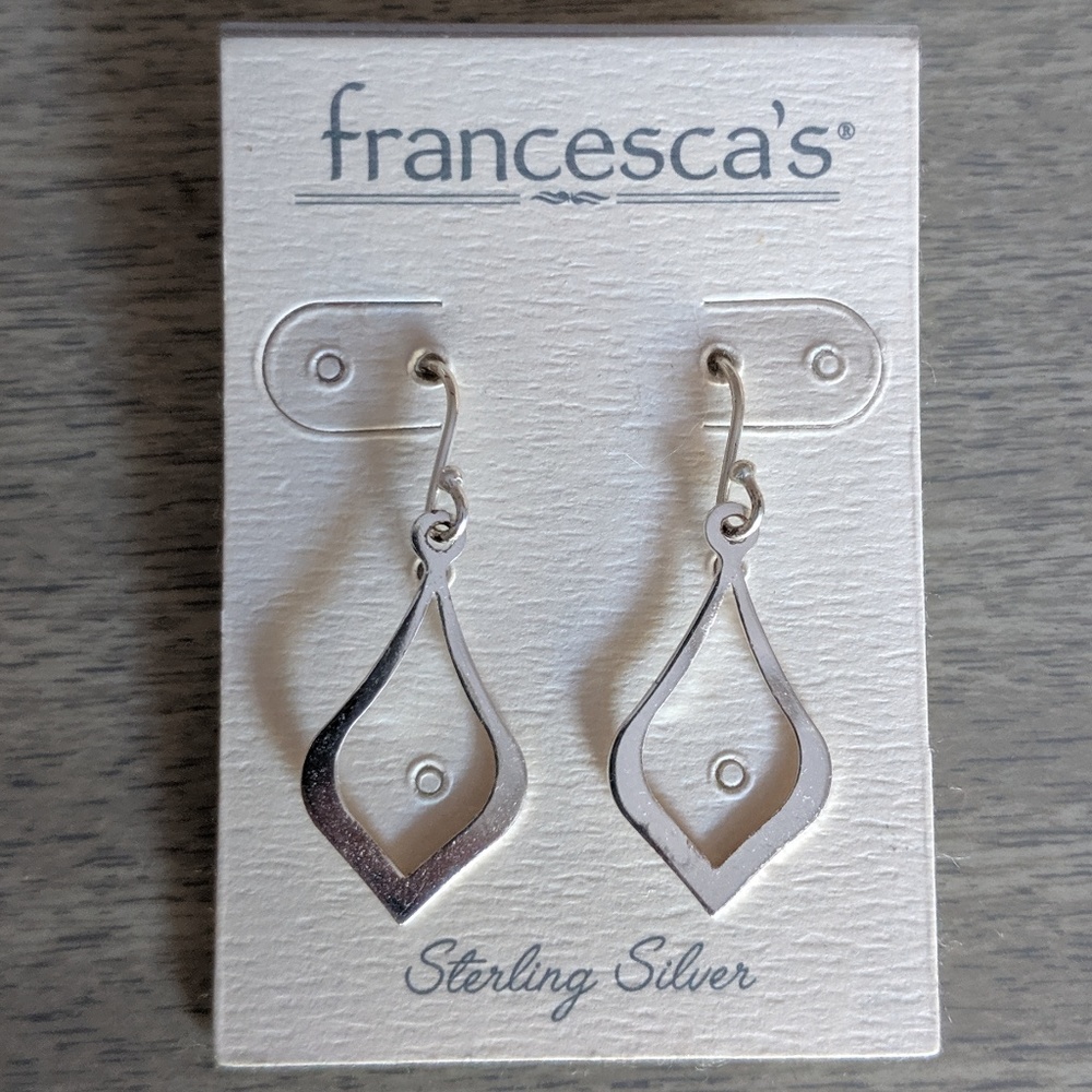 Sterling Silver drop earrings